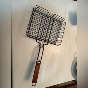 Barbecue basket roast your vegetables and meat,